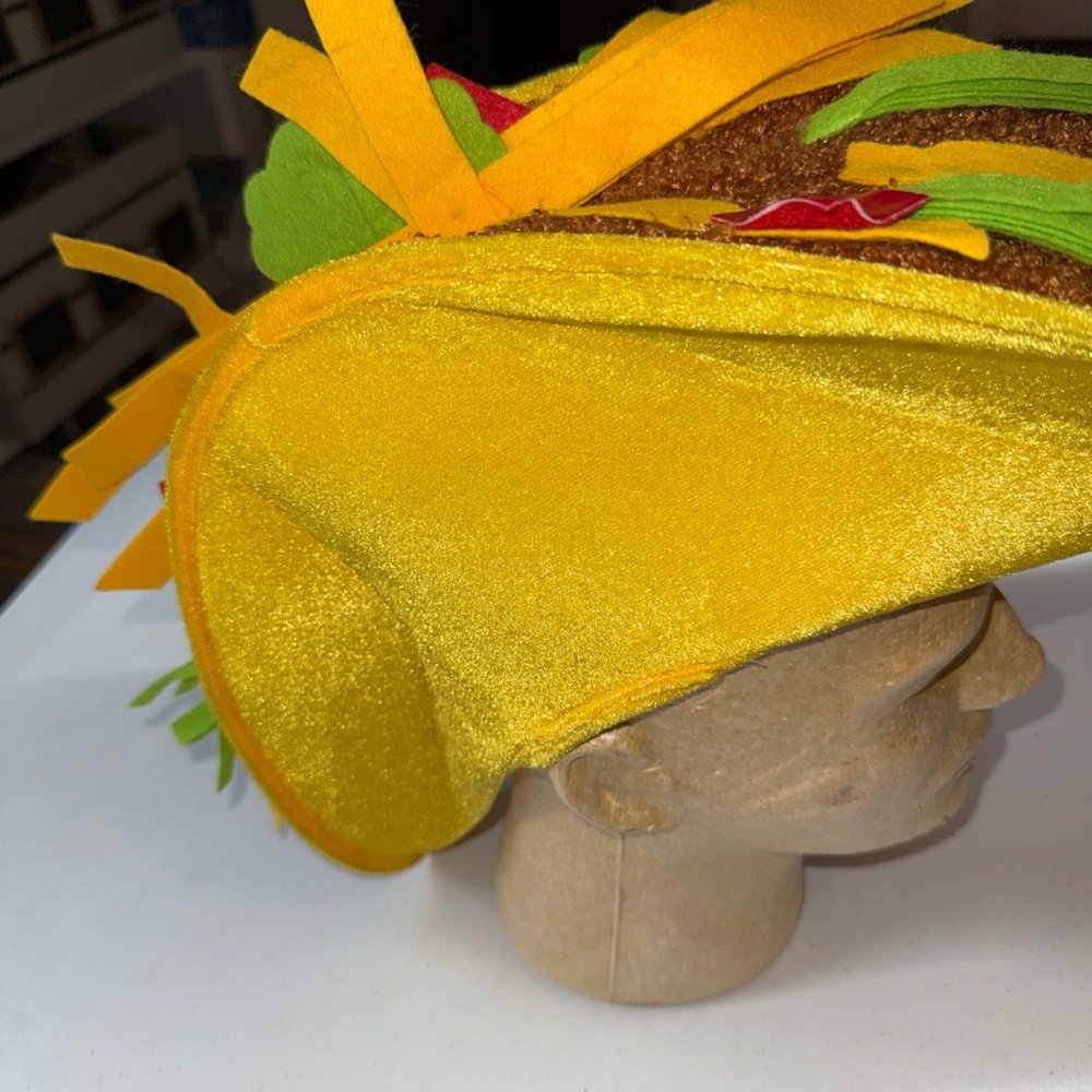 Adult‎ Jumbo Costume Taco Hat One Size